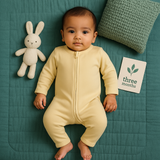 Full Sleeve Zipper Coverall - Sandstone