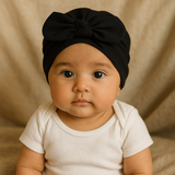 Knot Turban Cap - Black