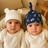 Space all ears - Top Knot and animal ears Cap Set