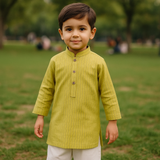 Olive - Kurta Shalwar