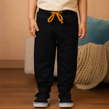 Cut n Sew Joggers - Black