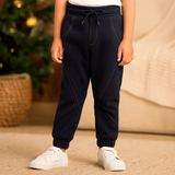 Cut n Sew Joggers - Navy