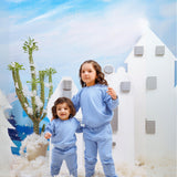 Chambray - Drop Shoulder Sweatsuit Toddler