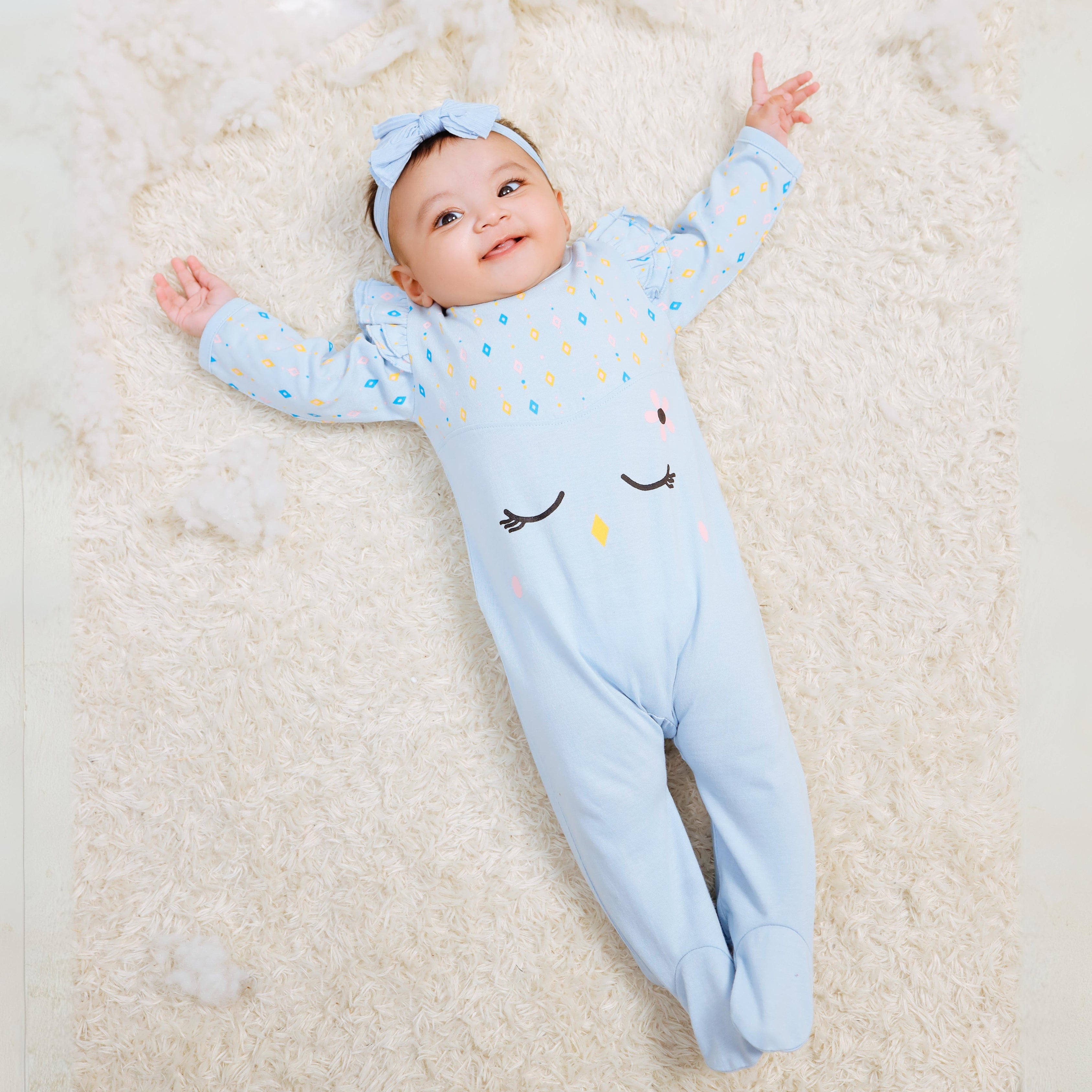 Beauty Sleep Footed Bodysuit - Main Image