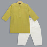 Olive - Kurta Shalwar