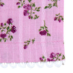 Purple Rose Print - 3 Piece Suit