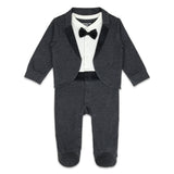 Charcoal - Tuxedo Footie