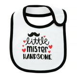 Little Mister Handsome - Terry bib set