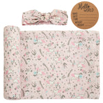 BABY BIRTH ANNOUNCEMENT SWADDLE SET - Elle on a Roll