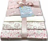 Cotton Buds - Flannel Receiving Blankets