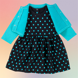 Polka Pleasure - 2 Piece Dress Set
