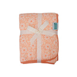 Daisy - Muslin lined with Sherpa Swaddle/Blanket
