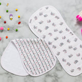 Burp Cloth Set - Naughty Kitty