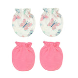 Pink Butterflies - Mittens