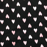 Heart Printed Footie - Baby Girl