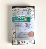 Muslin Swaddle Wraps - Stage 1 - Animals & Alphabets with Cap