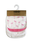 Burp Cloth Set - Flamingo