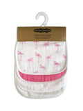 Burp Cloth Set - Flamingo