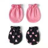 Hearts Plain - Mittens