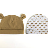 Grey Animals with moustache - Cap Set