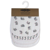 Burp Cloth Set - Naughty Kitty
