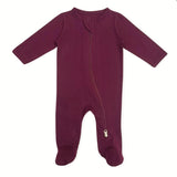 Full Sleeved Footie Plain - Baby Girl