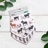 Zebra - Bandana Bibs