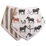 Zebra - Bandana Bibs