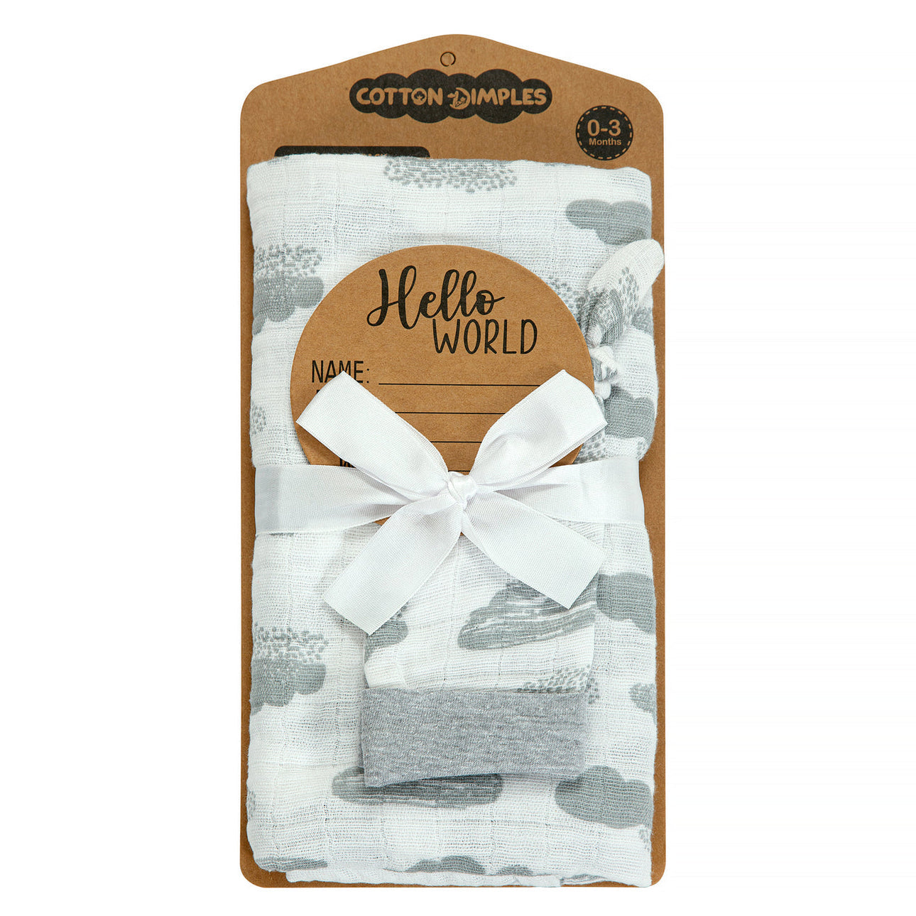 Baby Birth Announcement Swaddle Sets