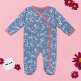 Blueberry - Footed Bodysuit