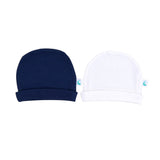 White & Navy - Cap Set