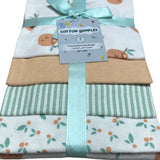 Citrus - Flannel Receiving Blankets
