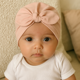 Knot Turban Cap - Pearl Blush