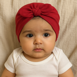 Knot Turban Cap - Mars Red