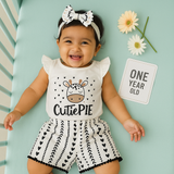 Cutie Pie - 3 Pc Short Set