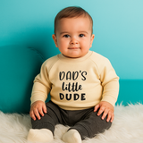 Dad's Little Dude - Fleece Sweatshirt & Jogger Set