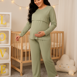 Olive - Nursing Pj Set (Winters)