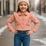 Sassy Charm - Cropped Fleece Jacket
