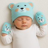 Frosty - Cap & Mitten Set