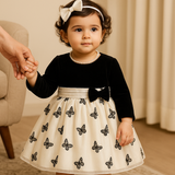 Velvet Flutter  - Dress