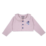 Lavender Bloom Waffle Bolero & Dress Set