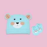 Frosty - Cap & Mitten Set
