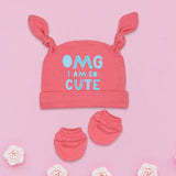 Cutey - Cap & Mitten Set
