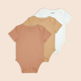 3 Pack Short Sleeved Onesies -O