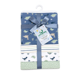 Dino Dreamin - Flannel Receiving Blankets