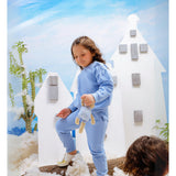 Chambray - Drop Shoulder Sweatsuit Toddler