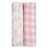 Pink Plaid - Pack of Two's