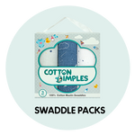 Cotton Muslin Swaddle Packs