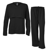 Black - Nursing Pj Set (Winters)