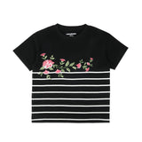 Floral Embroidered - T-Shirt